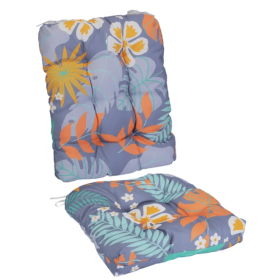 Waterproof Rocking Chair Cushion, Upper And Lower Backrests, And Seat Set (Option: Style1)